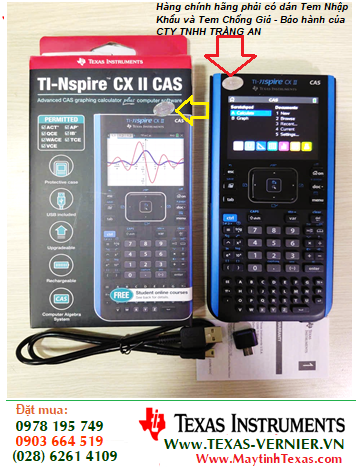 Ti-Nspire CXII-CAS, Máy tính Khoa học Vẽ đồ thị Texas Instrument Ti-Nspire CXII-CAS chính hãng MẪU MỚI (cho kỳ thi ACT, IB, AP, QCE,TCE, WACE, VCE)
